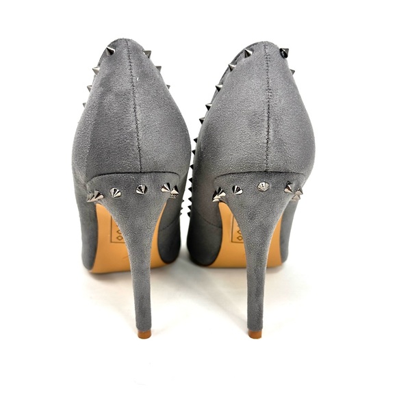 Shoe Republic LA Womens Suede Pointy Toe Stiletto Pump - Picture 12 of 16